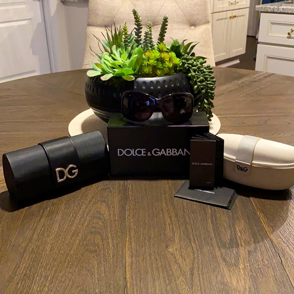 Dolce & Gabbana Tortoise Glitter Sunglasses